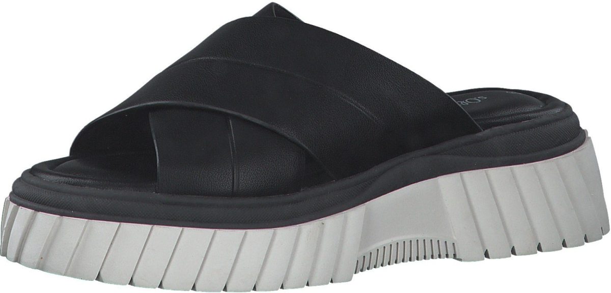 s.Oliver Slippers met kruisbandjes