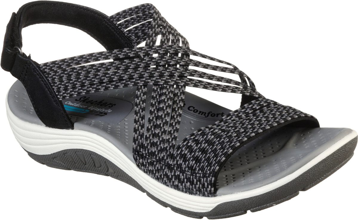 Skechers Sandalen REGGAE CUP-OH, SNAP! met verstelbare klittenbandsluiting