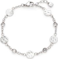 Leonardo Edelstalen armband Milou, 022488 met zirkoon (synthetisch)