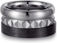 Kingka Ringenset Pyramide, SR6226SBK5,6,7,8 (set, 3-delig)