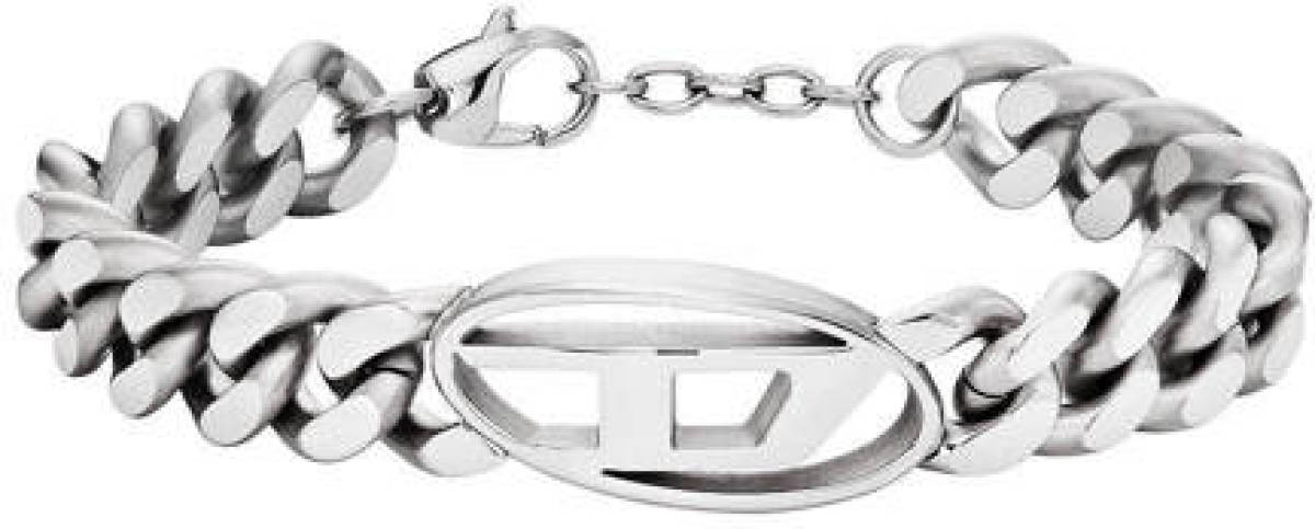 Diesel armband DX1432040 Steel zilverkleurig