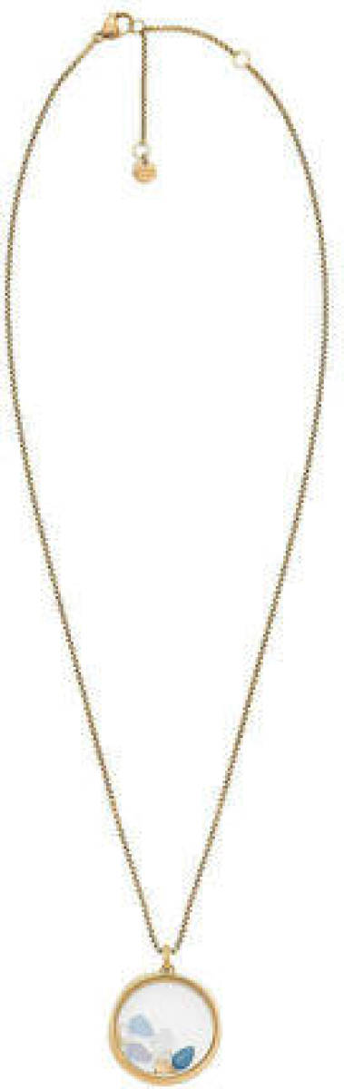 Skagen collier SKJ1718710 Sea Glass goudkleurig