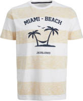 Jack & Jones gestreept regular fit T-shirt JJSUMMER jojoba