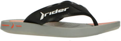 Rider teenslippers grijs/oranje