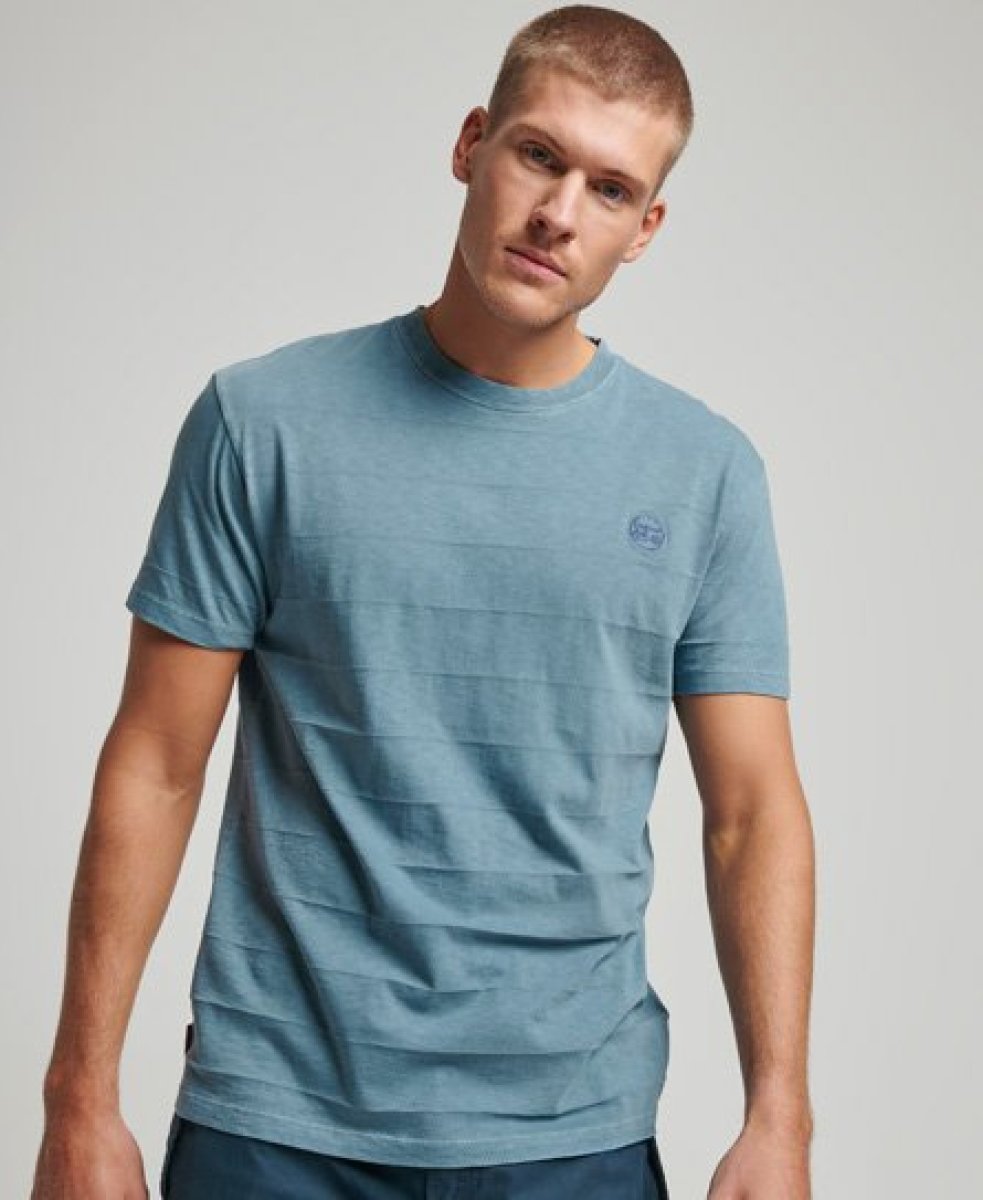 Superdry regular fit T-shirt blauw