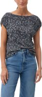 s.Oliver T-shirt met all over print marine/ roze