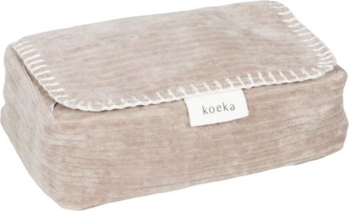 Koeka Vik babydoekjesbox 12x20 cm taupe