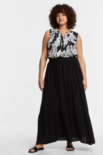 GREAT LOOKS maxi rok zwart