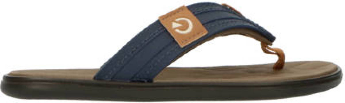 Cartago Malta Kids teenslippers blauw/bruin
