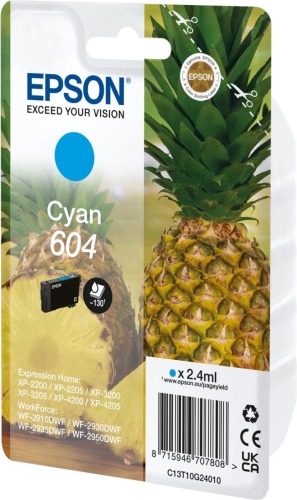 Epson 604 ink cyan blis Inkt