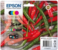 Epson 503 multi bk xl, cmy std. bls Inkt