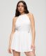 Superdry Vrouwen Vintage Geborduurde Mini-jurk Wit Grootte: 42