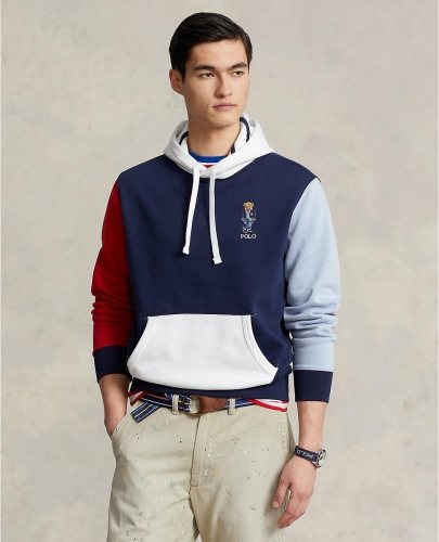 Polo ralph lauren Hoodie, colorblock, in molton