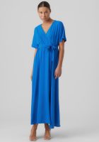 VERO MODA Blousejurkje VMUTA S/S V-NECK ANKLE DRESS WVN BTQ