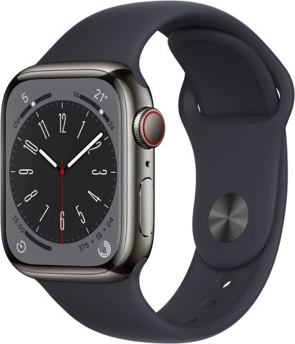 Apple Watch S8 CE 41 - Watch Series 8 GPS + Cellular 41mm - Watch Series 8 GPS + Cellular 41mm Roestvrij staal