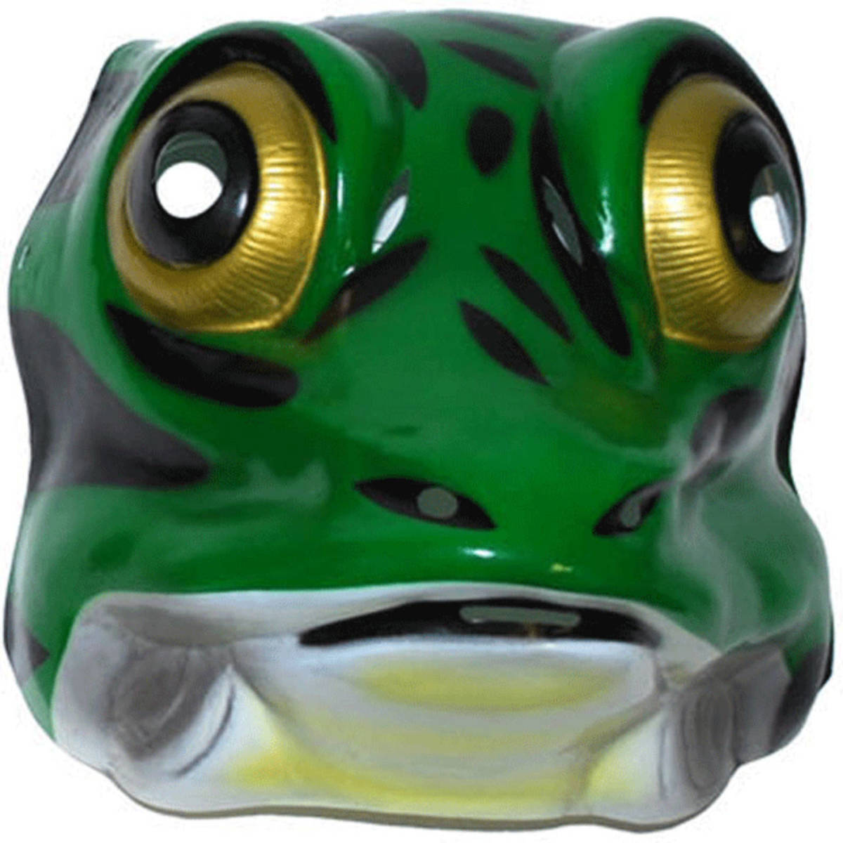 Funny Fashion Plastic kikker masker voor volwassenen - Verkleedmaskers
