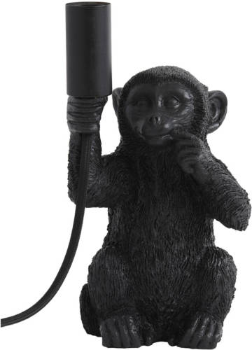 Light & Living - Tafellamp MONKEY - 13x12.5x23.5cm - Zwart