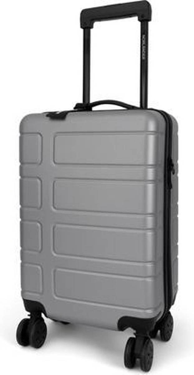Norlander Trolley Riga - Handbagage reiskoffer - 39 Liter - Zilver
