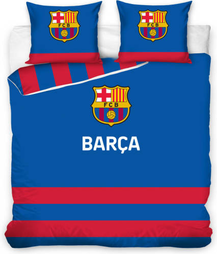 FC Barcelona Dekbedovertrek Iconic - Lits Jumeaux - 240 x 220 cm - Katoen