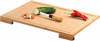 Kesper Bamboe houten snijplank 38 x 58 cm anti-slip - Snijplanken
