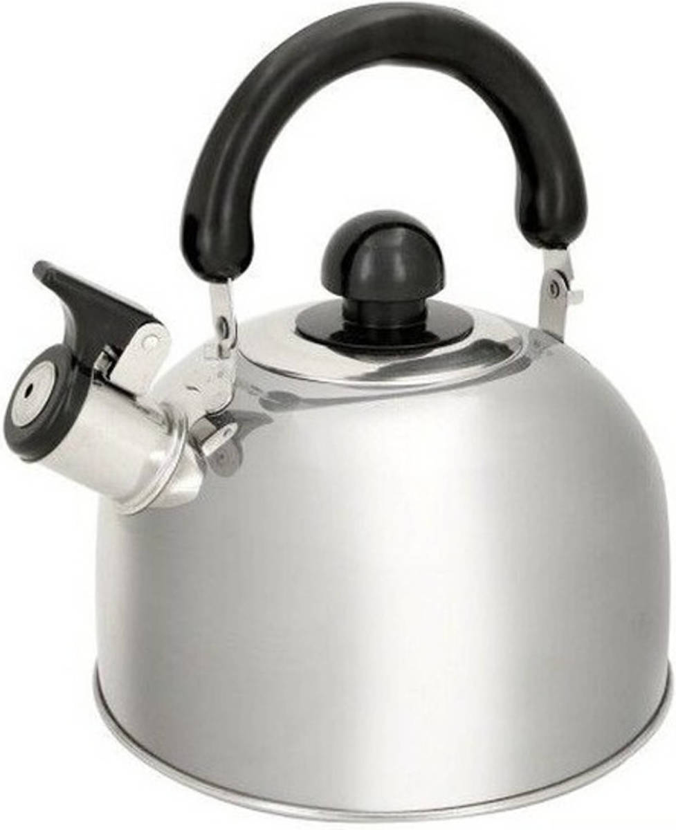 Alpina RVS klassieke fluitketel 1,8 liter - Waterkoker - Fluitketels