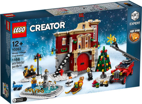LEGO Creator Expert - Brandweerkazerne in winterdorp