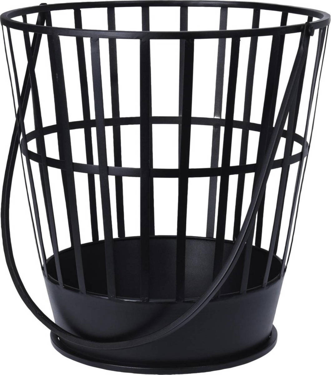 Ambiance Metalen Vuurkorf met hengsel Ø38 cm Zwart