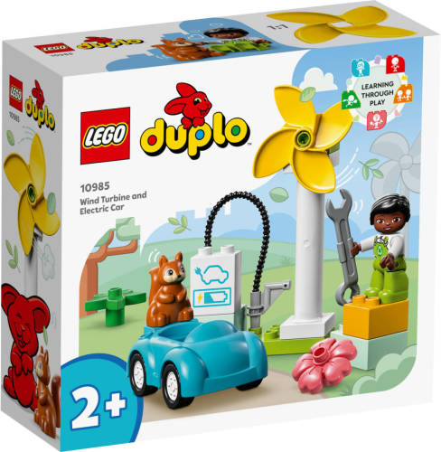 LEGO Duplo town windmolen en elektrische auto 10985