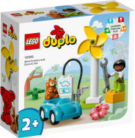 LEGO Duplo town windmolen en elektrische auto 10985