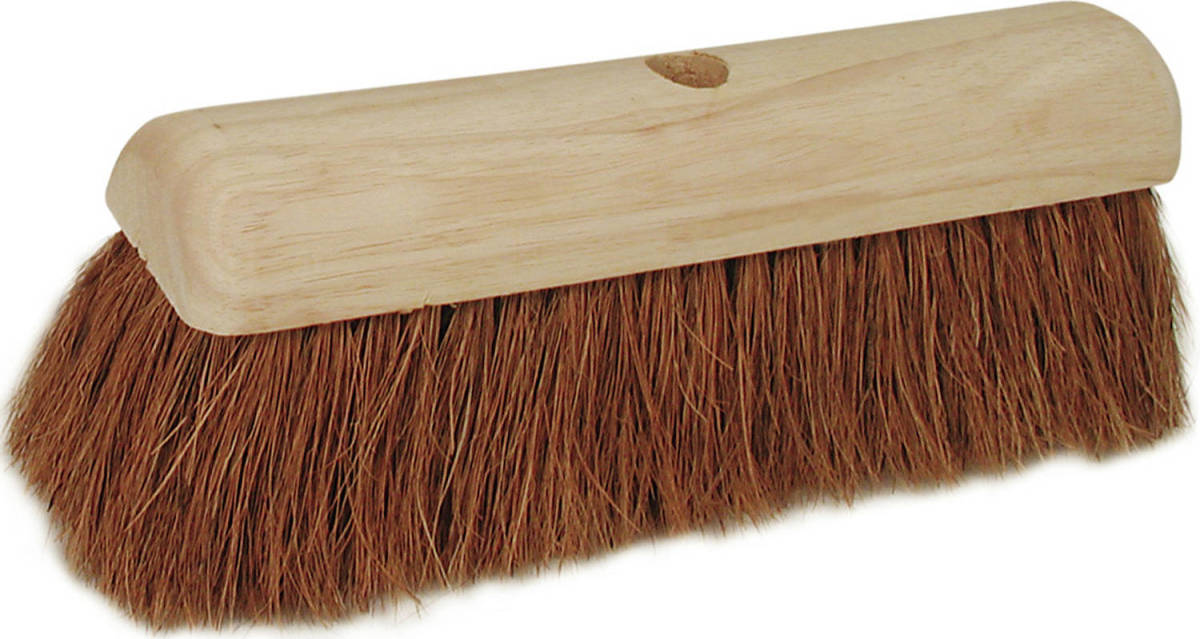 Betra Bezemkop binnen - bruin - FSC hout/kokos - 30 cm - Bezem