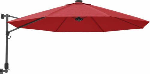 VidaXL Wandparasol 290 cm felrood