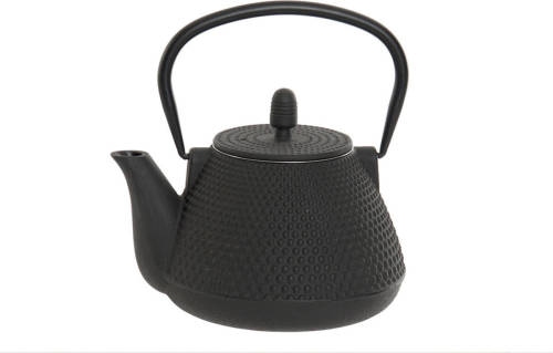 Theepot DKD Home Decor Zwart Roestvrij staal 1 L