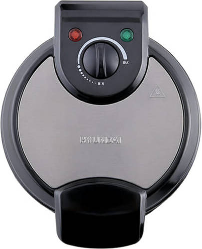 Hyundai Electronics - Keukenmachine - Wafelijzer - 1200W - Zilver