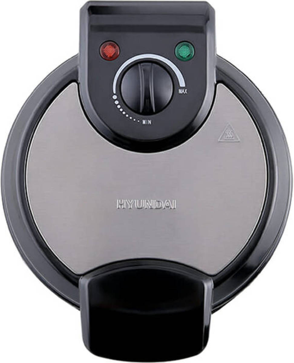 Hyundai Electronics - Keukenmachine - Wafelijzer - 1200W - Zilver