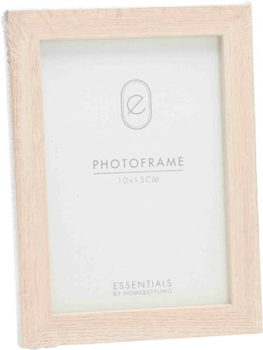Houten fotolijst geschikt voor een foto van 10 x 15 cm - Fotolijsten