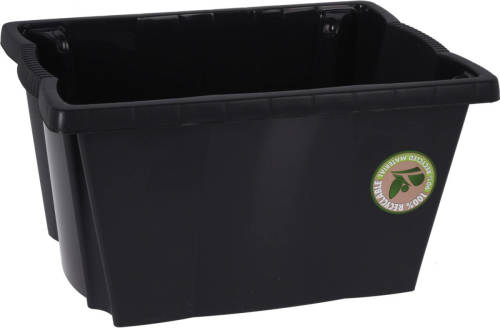 Bathroom Solutions Opberg box/doos - kunststof - 20 liter - 42 x 33 x 23 cm - Opbergbox