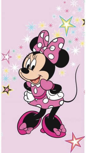 Disney Minnie Mouse Strandlaken Star - 70 x 140 cm - Katoen