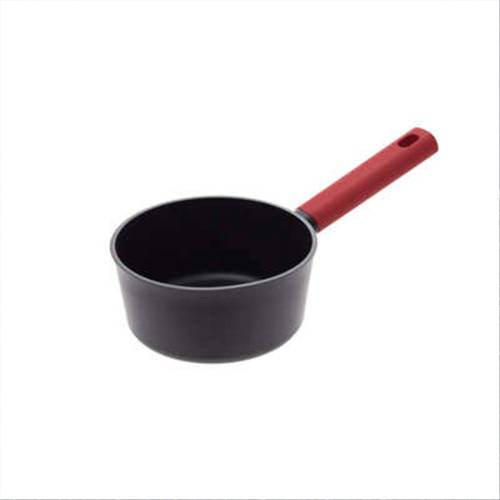 5five Steelpan/sauspan - Alle kookplaten geschikt - zwart - dia 17 cm - Steelpannen