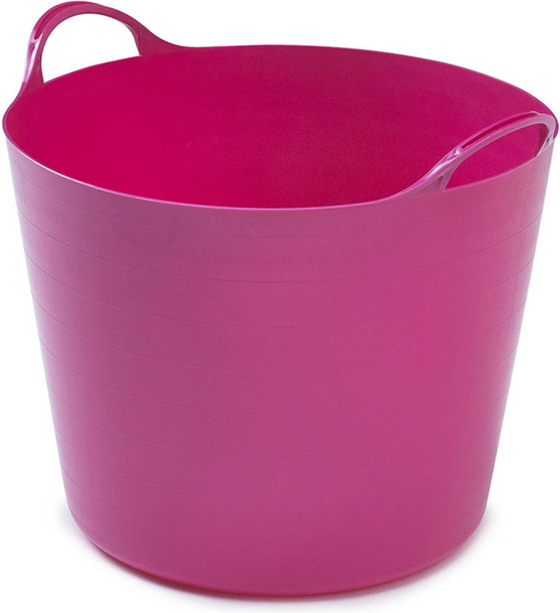 Whitefurze Flexibele emmer - 26 liter - Kunststof - Roze - 38 x 41 x 35 cm - Wasmanden