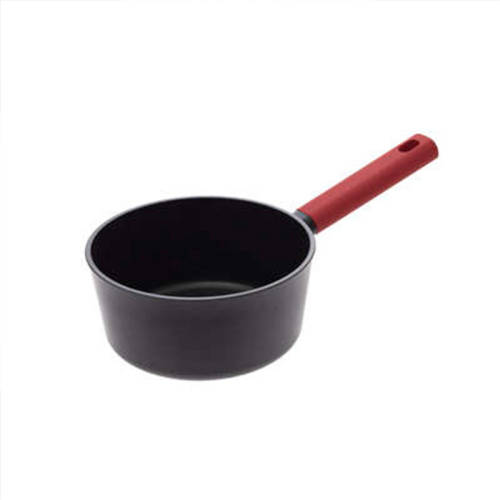 5five Steelpan/sauspan - Alle kookplaten geschikt - zwart - dia 19 cm - Steelpannen