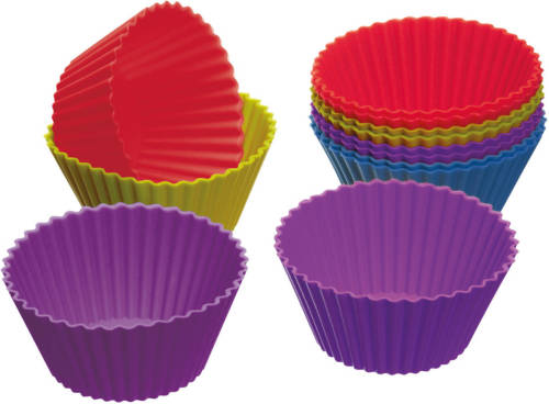 Colourworks Muffinvormen Siliconen ø 7 cm - 12 stuks