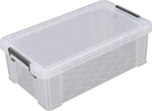 Whitefurze Allstore Opbergbox - 5,8 liter - Transparant - 35 x 19 x 12 cm - Opbergbox