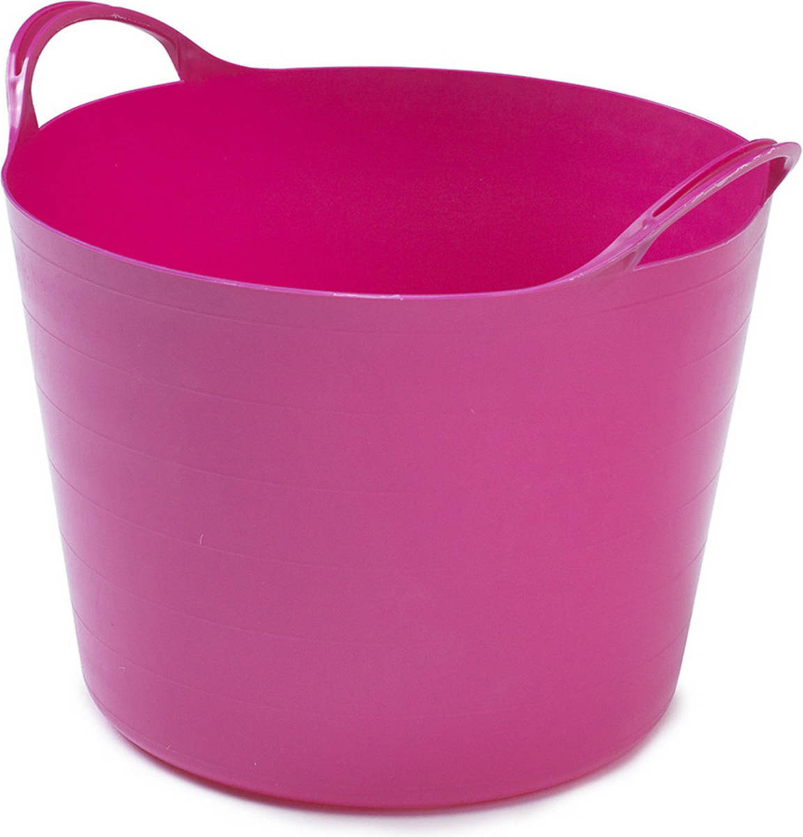 Whitefurze Flexibele emmer - 14 liter - Kunststof - Roze - 32 x 36 x 25 cm - Wasmanden
