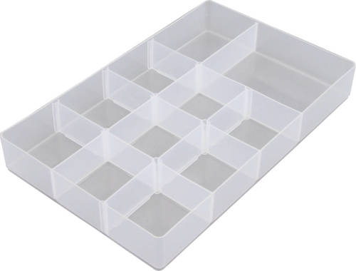 Whitefurze Allstore Organiser voor opslagbox 5,5L en 10L - 34 x 21 x 4,5 cm - Opbergbox