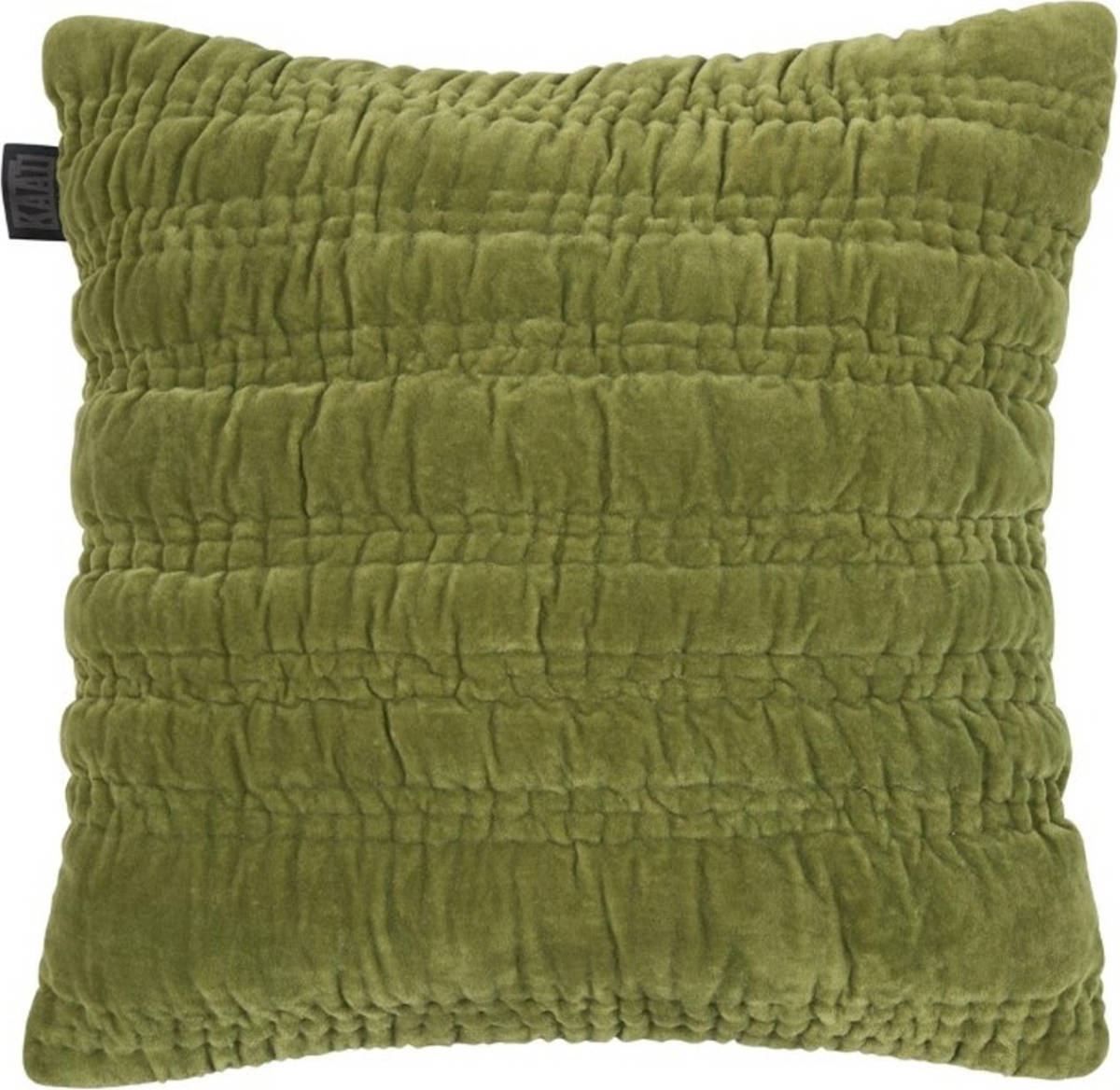 KAAT Amsterdam Sierkussen Quilta Olive Green 43 x 43 cm