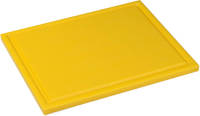 Interlux Snijplaat met sapgoot - 530x325x15mm - Geel
