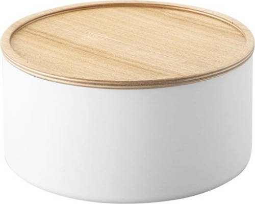 Yamazaki Storage case with lid deep - Rin - White