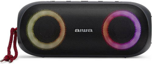 Dankzij de draagbare Bluetooth®-luidsprekers Aiwa BST650MG Zwart