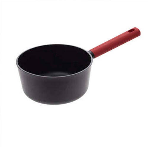 5five Steelpan/sauspan - Alle kookplaten geschikt - zwart - dia 21 cm - Steelpannen