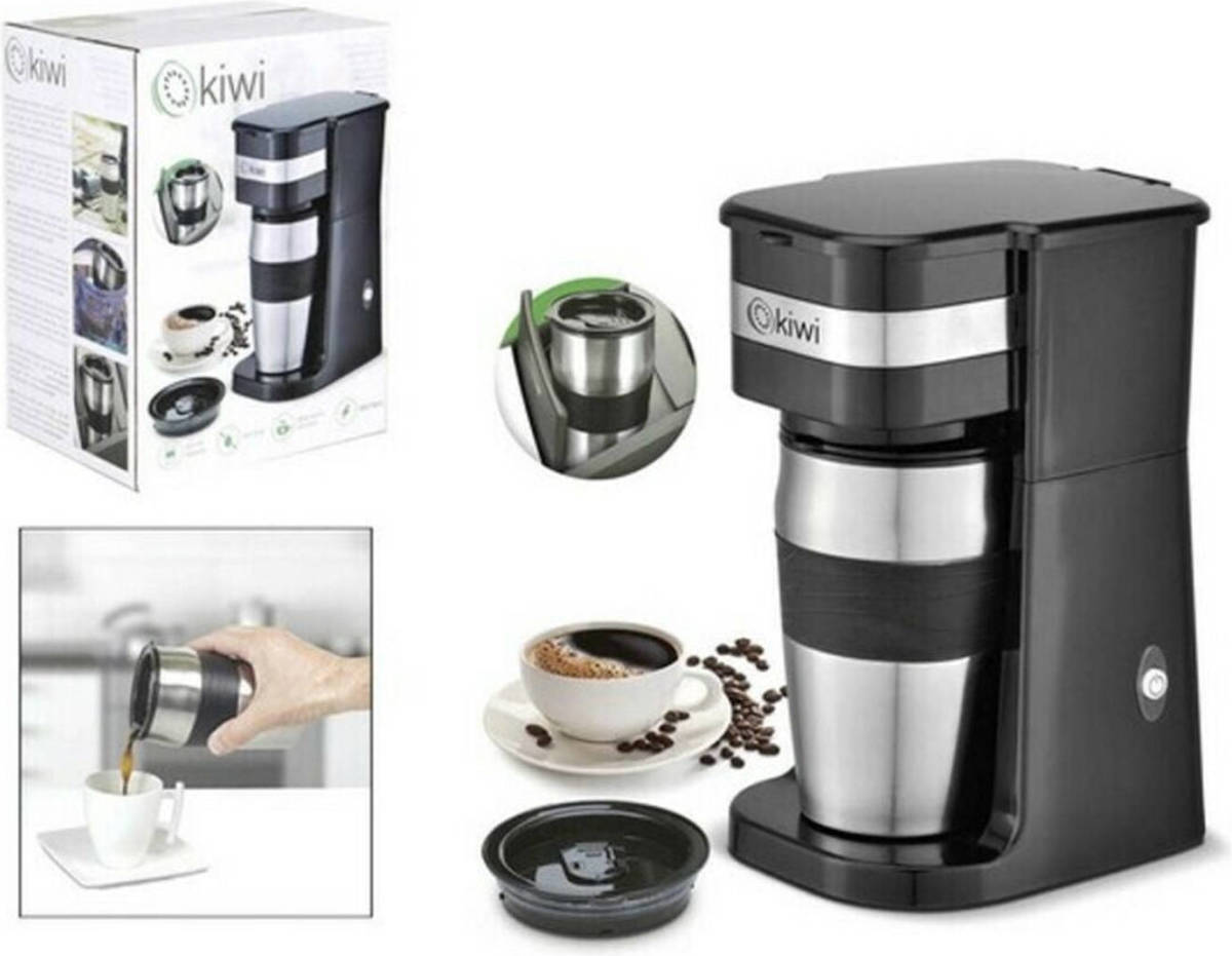 Elektrisch koffiezetapparaat Kiwi KCM-7505 420 ml 750W Zwart